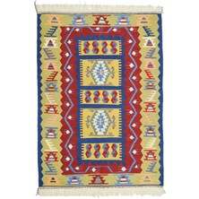 Kilim Co. Yünden El Dokuma Uşak Kök Ince Kilim 120X180 cm (2.16 M²)