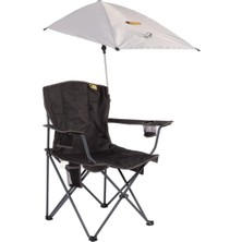 Funky Chairs Şemsiyeli Kamp Sandalyesi - Siyah