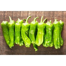 Yerli Tatlı Köy Biberi Üçburun Biber Tohumu 50 Adet