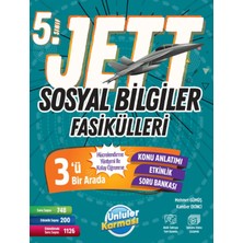 5. Sınıf Jett Sosyal Bilgiler Fasikülleri / Mehmet Gümüş / Ünlüler Karması / 9786057041593