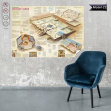 Akıllı Kağıt Mescid-I Aksa Tablo - Poster Dini (Model- 22)
