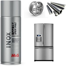 MxS Paslanmaz Çelik Inox Sprey 400 ml [buzdolabı-Jant-Metal Vb]