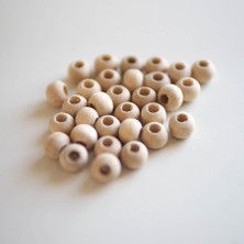 Ritzz Ham Ahşap Boncuk 8mm // 10GR