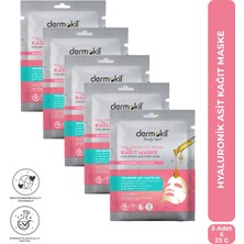 Dermokil Hyaluronik Asit Kağıt Yüz Maskesi 23 G x 5 Adet