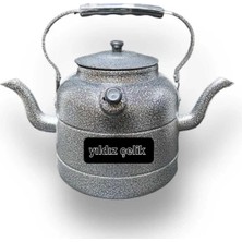 PremiumPort Çift Taraflı Alüminyum Çaydanlık 4+1 Litre, Osmanlı Tarzı Şık Tasarım