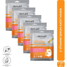 Dermokil C Vitamini Serum Içeren Kağıt Yüz Maskesi x 5 Adet