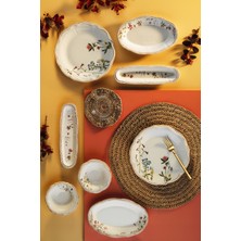 UltraMint Şık 14 Parça Kahvaltı ve Sunum Seti, Zarif ve Fonksiyonel Tasarım