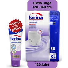 Lorina Emici Külot Yetişkin Hasta Bezi Xlarge 120 Adet