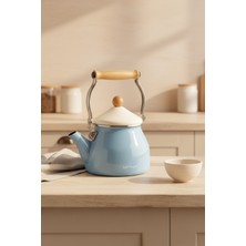 PremiumPort Ahşap Saplı Nostaljik Kettle, Zarif ve Şık Tasarım