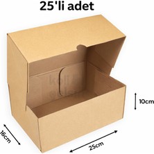 25X16X10 Kesimli E-Ticaret Kargo Kutusu