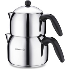 PremiumPort Şık Orbit Midi Çaydanlık Takımı, Güvenle Kullanım ve Kalite Sunar