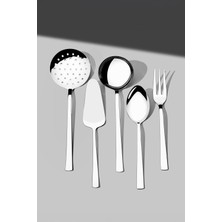 UltraMint Paslanmaz Çelik 5 Parça Servis Takımı, Şık ve Dayanıklı Set