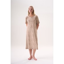 Etoile Bambu Kısa Kol Diz Altı Yazlık Kadın Elbise 26201