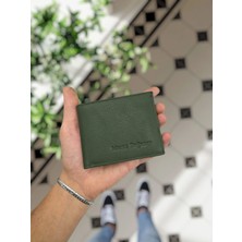 Visso 262 Deri Isme Özel Siyah Renk Deri Cüzdan