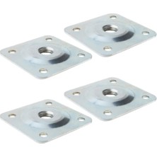 Yılmaz Sünger Ayak Sac Tabla M8 5x5 cm (4 Adet)