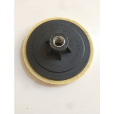 Dmr Mercan 115 mm Keçe Tabanı Polisaj Cila Keçesi Beyaz Parlatma Keçesi