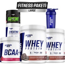 Proteinocean Fıtness Paketi Large -  Cookie & Cream Ahududu