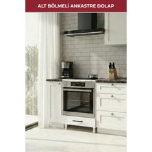 Pikas Amber Dolaplı Ankastre, Fırın Dolabı Beyaz