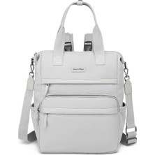 Smart Bags Twill Dimi Kumaş Anne Bebe Kadın Sırt Çantası 3328