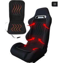 Carub Araç Oto Koltuk Isıtma Minderi 12V Çakmaklık Girişli Anahtarlı