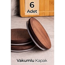 UltraMint 6'lı Ahşap Vakumlu Kapaklı Elysia Uyumlu Set