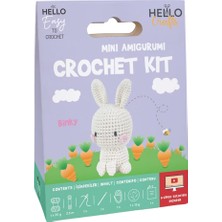 Hello Crafts Sevimli Tavşan Amigurumi Yapım Kiti - Videolu Anlatım ve Türkçe Klavuz - Binky