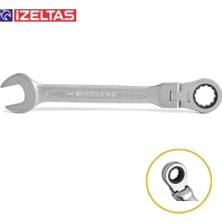 İzeltaş IZELTAS Mafsallı Cırcır Kombine Anahtar 8 mm