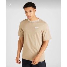 Nike Sportswear Club Erkek Krem T-Shirt FB7309-247