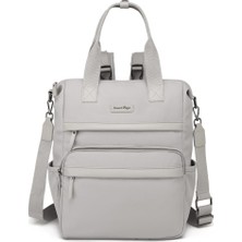 Smart Bags Twill Dimi Kumaş Anne Bebe Kadın Sırt Çantası 3328