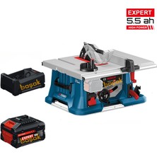 Bosch Gts 18V-216 1x5,5 Ah Expert Akülü Üstten Tablalı Tezgah Testere