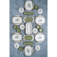 UltraMint Şık 31 Parça Istanbul Kahvaltı Takımı - Modern ve Kullanışlı Set