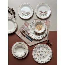 UltraMint Şık 6 Kişilik 24 Parça Yemek Takımı, Modern ve Zarif Tasarım