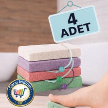 Nistabolje 4 Adet Ponza Taşı Ayak Bakımı Topuk Taşı Sert Deri Temizleyici