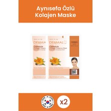 Dermal Sakinleştirici Destekleyici ve Besleyici Aynısefa Özlü Kolajen Maske Seti 2 Adet