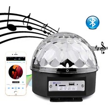 MERİVİA Bluetooth Sd Aux USB LED Disko Lamba Topu Speaker (5405)