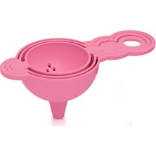 Pratik Yumurta Süzgeci Mini Süzgeç Huni Seti Hepsi Bir Arada (5405)