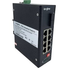 Longline LNGIGF8GT-8POE-M 10-Port 10/100/1000 Mbps Yönetilebilir Endüstriyel PoE Switch