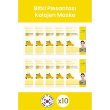 Dermal Sıkılaştırıcı, Yenileyici, Nemlendirici Bitki Plesantası Özlü  Maske X10 Adet