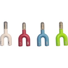 User Pil Batarya Kulaklık Mikrofon Ayırıcı Çoklayıcı 3.5mm Splitter Switch Stereo Dönüştürücü