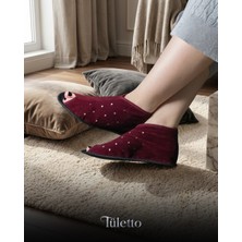 Tületto Kadın Ev Terliği, Yumuşak ve Kaymaz Taban, Evde Şıklığın Yeni Adı