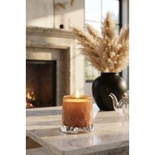 The Groove Odunsu Palo Santo Kokulu 8 x 9 cm Dekoratif Kokulu Cam Mum Elle