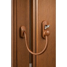 Kablolu Pvc Pencere Kapı Emniyet Kilidi | Çocuk Güvenlik & Hırsız Önleyici | Çelik Halatlı Anahtarlı | 10’lu