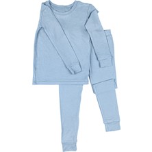 Bebesense Organik Bambu Uzun Kollu Pijama Takımı – Yumuşak, Nefes Alabilen Kumaş