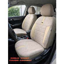 Nato Concept Dacia Logan Sedan 2010 2+1 Ticari Aracınıza Uyum Sağlayan Oto Koltuk Kılıfı -Riva Serisi