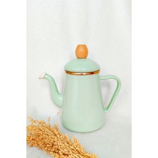 PremiumPort Vintage Emaye Kahve Demliği ve Sütlük, Şık ve Kullanışlı Set