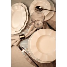 UltraMint Şık 26 Parça 6 Kişilik Modern Yemek Takımı Seti