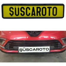 Caralp Siyah Çerçeveli Esnek Araç Takmatik Plakalık Oto Plakalık Plaka Altı Altlığı Plaka Tutucu Yeni Nesil Plakalık 1 Adet