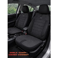 Nato Concept Ford Focus Trend Hachback Sedan 2012 2+1 Ticari Aracınıza Uyum Sağlayan Oto Koltuk Kılıfı -Riva Serisi