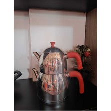 PremiumPort Kiremit Renkli Soft Touch Hişar Burcu Çay Takımı