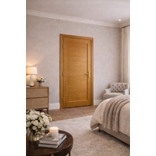 şekerdecorium Pvc Meşe Wc ve Banyo Kapısı - Suya Dayanıklı, Nem ve Küfe Dirençli (Mastik + Vida + Kol Hediye)